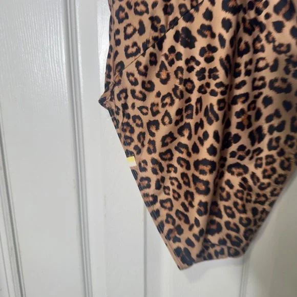 Summersalt Women's Size 4 Leopard Print One Piece Swimsuit Adjustable Straps - Picture 6 of 8